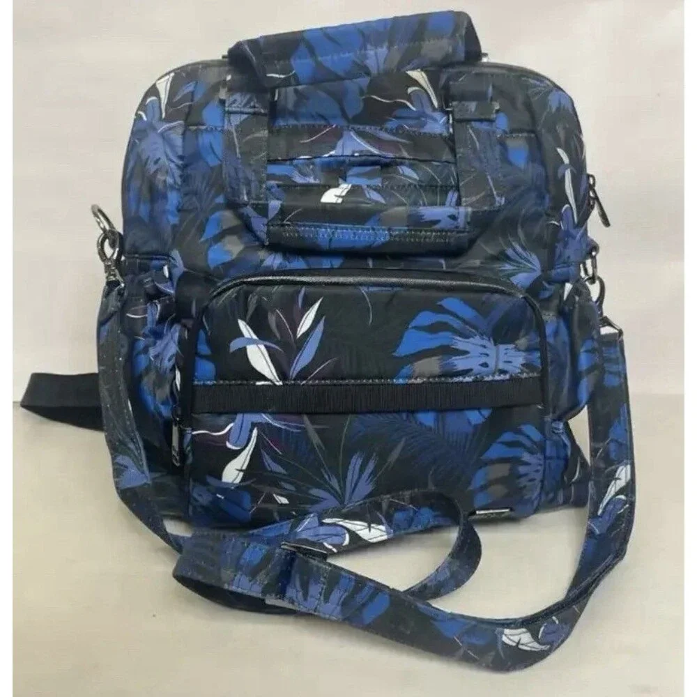 lug Camper Crossbody Bag & Canter Convertible Tote/Backpack Botanical Travel Set